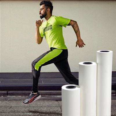 Какъв е максималният размер на печат за лепкава сублимационна хартия от 80 g/m2?